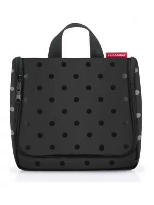 Függő táska REISENTHEL Toiletbag FÉNYES PÖTTYÖK FEKETE