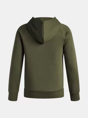 Fiú pulóver UNDER ARMOUR UA RIVAL FLEECE BL HOODIE 1379791-390 ZÖLD