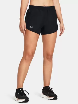 Női rövidnadrág UNDER ARMOUR UA FLY BY 3'' SHORTS 1382438-001 FEKETE