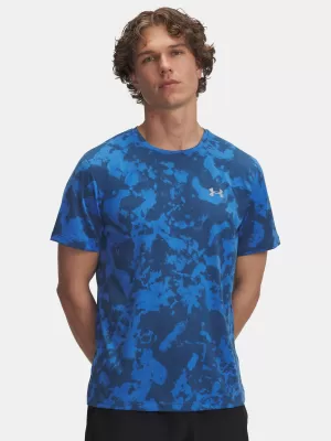 Férfi póló UNDER ARMOUR UA LAUNCH PRINTED SS KÉK