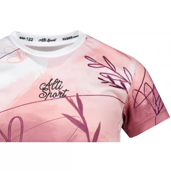  Gyermekfunkciós T -piró prémium ALTISPORT VOJ/ALK083TR01 FEHÉR -PINK 