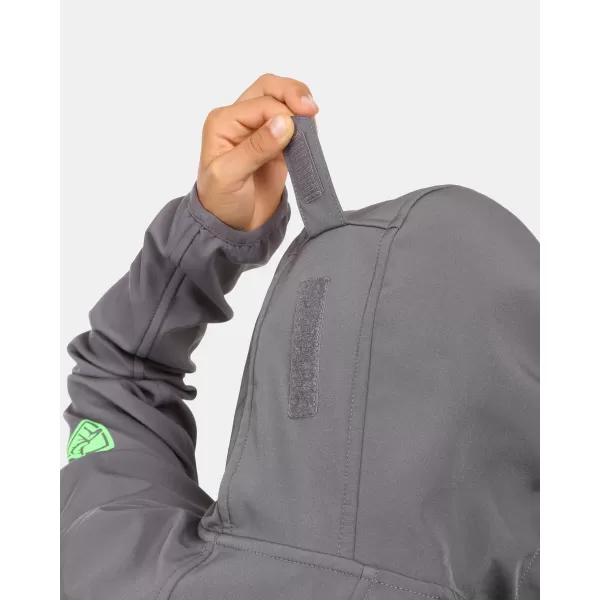  Gyermek softshell kabát KILPI RAVIO-J ZJ0105KI FEKETE 