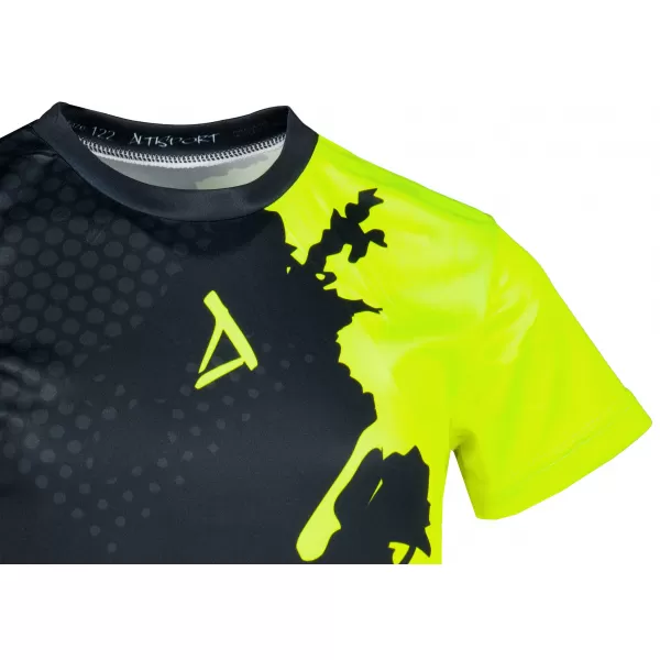  Gyermekfunkciós T -piró prémium ALTISPORT VOJ/ALM112TR01 FEKETE-FLUO SÁRGA 