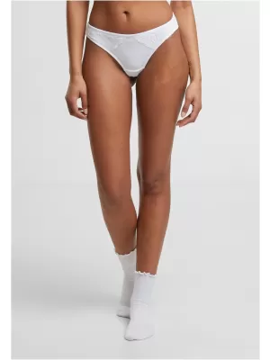 Női tanga URBAN CLASSICS TB7850A FEKETE/FEHÉR