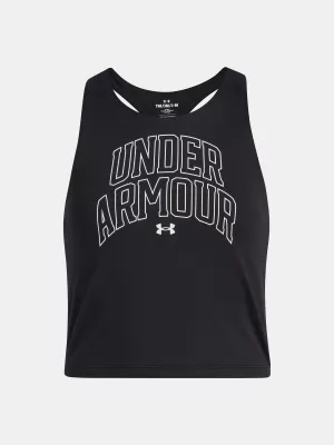Lány felső UNDER ARMOUR UA MOTION BRANDED TANK 6006029-003 FEKETE