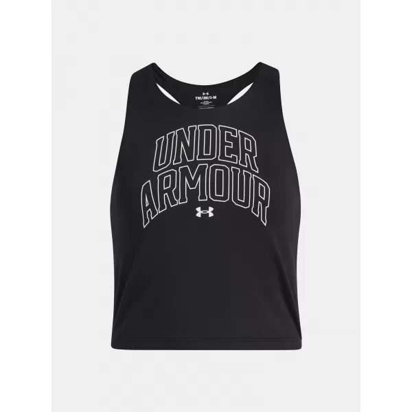  Lány felső UNDER ARMOUR UA MOTION BRANDED TANK 6006029-003 FEKETE 