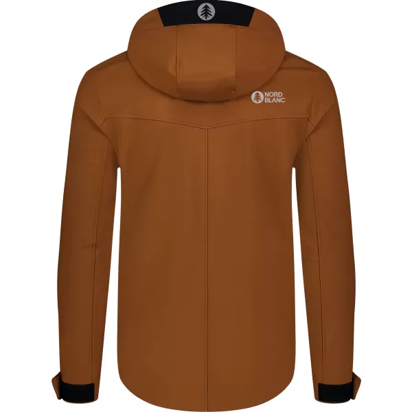  Férfi softshell kabát NORDBLANC NBWSM8263 PUŠTÍK BARNA 