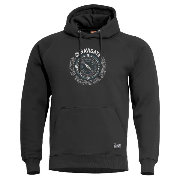  Pulóver PENTAGON PHAETON HOOD SWEATER 01 K09021 FEKETE 