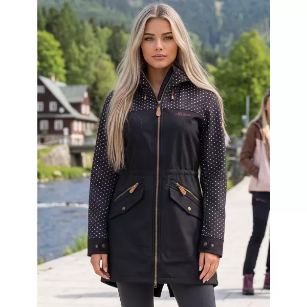  Női softshell dzseki ALTISPORT GEMEE FEKETE 