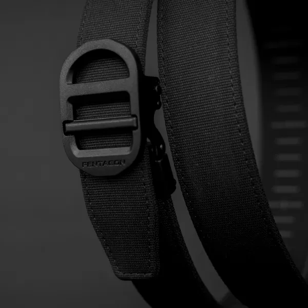  Öv PENTAGON CHUCK RATCHET BELT DRK K17104 FEKETE 