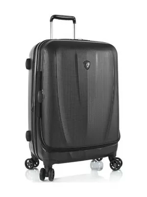 Bőrönd HEYS VANTAGE SMART LUGGAGE M FEKETE