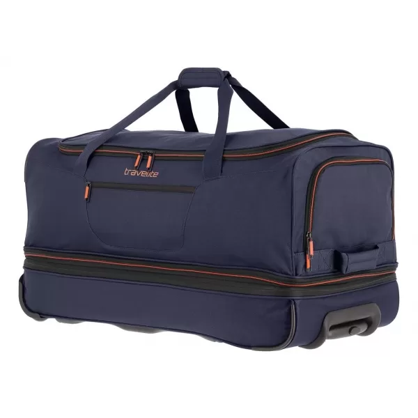 Táska TRAVELITE BASICS WHEELED DUFFLE L SÖTÉTKÉK/NARANCS 