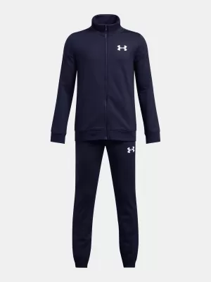 Fiúk készlet UNDER ARMOUR UA RIVAL KNIT TRACK SUIT KÉK