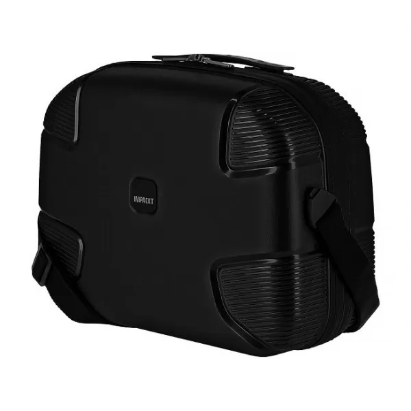  Bőrönd IMPACKT IP1 BEAUTY CASE LÁVAFEKETE 