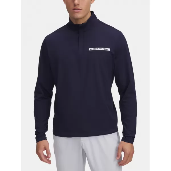  Férfi pulóver UNDER ARMOUR UA T2G 1/4 ZIP 1389878-410 KÉK 