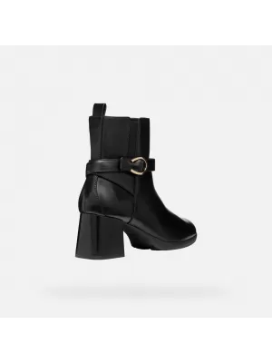 Női bokacsizma GEOX WALK PLEASURE 55 G004564 FEKETE