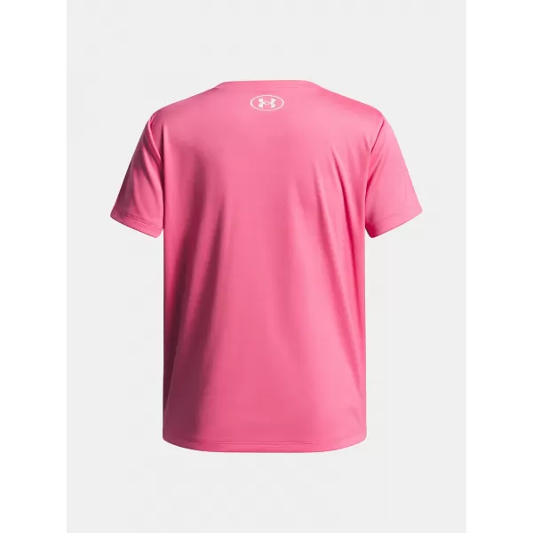  Lányos póló UNDER ARMOUR TECH WORDMARK GRAPHIC SS 6005136-672 RÓZSASZÍN 