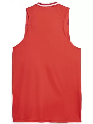 Férfi mez PUMA HOOPS TEAM GAME JERSEY 67662804 PUMA PIROS