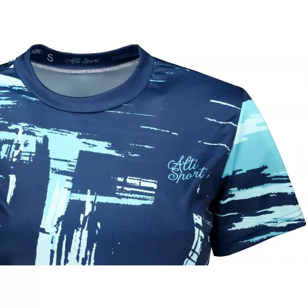  Női prémium crop top ALTISPORT VOJ/ALW010TR07 KRÁLOVSKÁ KIRÁLYKÉK 