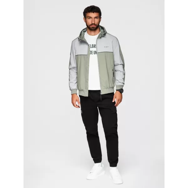  Kabát OMBRE OM-JAFL-0109 SZÜRKE 