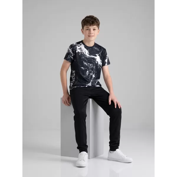  Dětské funkční triko premium ALTISPORT VOJ/ALK071TR01 ČERNOBÍLÁ 