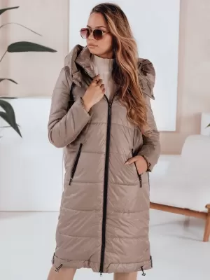 Női kabát DSTREET TY5027 BÉZS