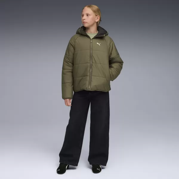  Kabát PUMA REVERSIBLE PUFFER JACKET 68840781 LOBEN ZÖLD 