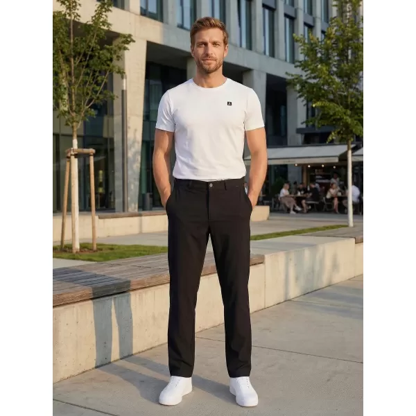  Férfi nadrág ALTISPORT ATS TROUSER SLIM-FIT FEKETE 