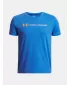 Fiú póló UNDER ARMOUR UA B LOGO WORDMARK SS KÉK