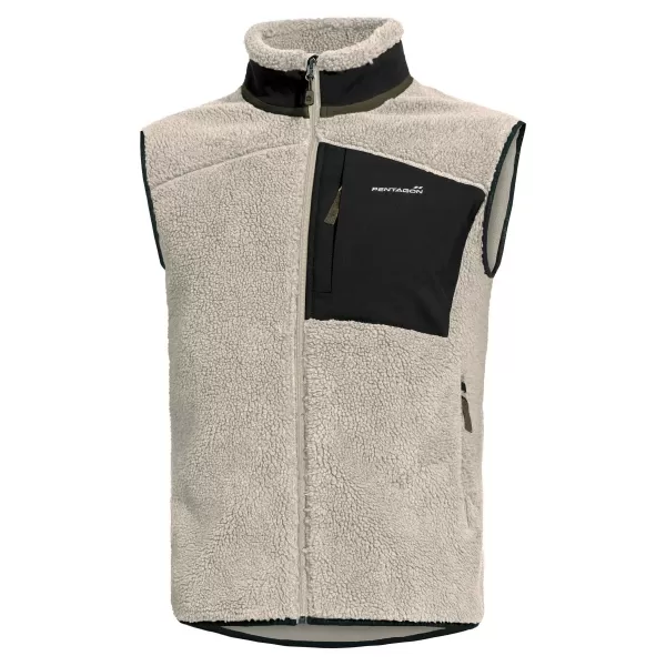  Férfi mellény PENTAGON SUMMIT SHERPA FLEECE VEST K04016 SIVATAGI BARNASÁG 
