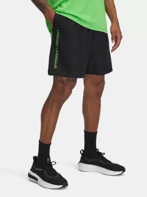 Férfi rövidnadrág UNDER ARMOUR UA TECH WOVEN WORDMARK SHORT FEKETE