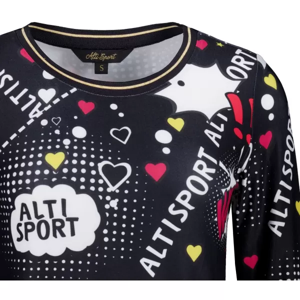  Női póló ALTISPORT GAIA FEKETE 