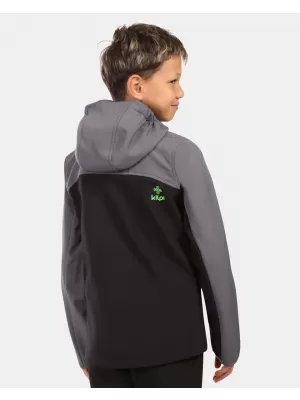 Gyermek softshell kabát KILPI RAVIO-J ZJ0105KI FEKETE