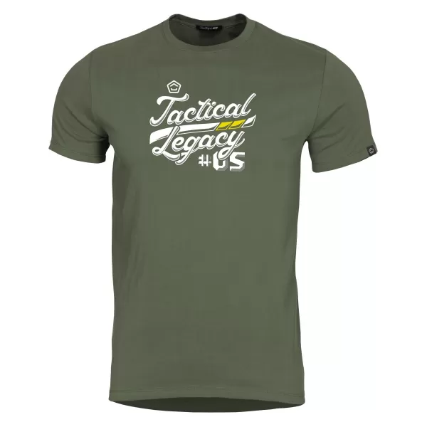  póló PENTAGON AGERON TACTICAL LEGACY K09012 OLÍVA ZÖLD 