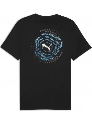 Férfi póló PUMA GRAPHIC EXECUTION TEE 68804201 PUMA FEKETE