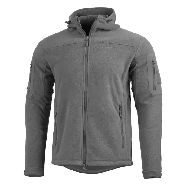  Polár pulóver PENTAGON HERCULES 2.0 FLEECE JACKET K08026 FARKAS/SZÜRKE 