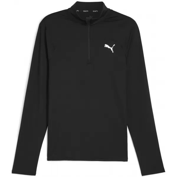 Sport póló PUMA RUN CLOUDSPUN 1/4 ZIP 52499201 PUMA FEKETE 