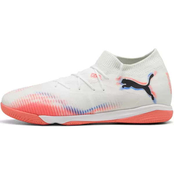  Csizma PUMA FUTURE 8 MATCH IT 10859801 WHITE/ FEHÉR/PUMA FEKETE/IZZÓ PIROS 