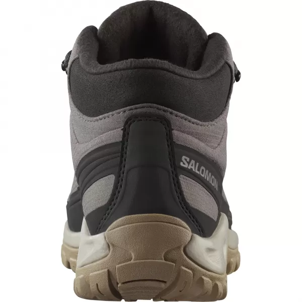  Női cipők SALOMON SHELTER WATERPROOF W SZILVA CICA/FANTOM/DESSZERT BARNA 