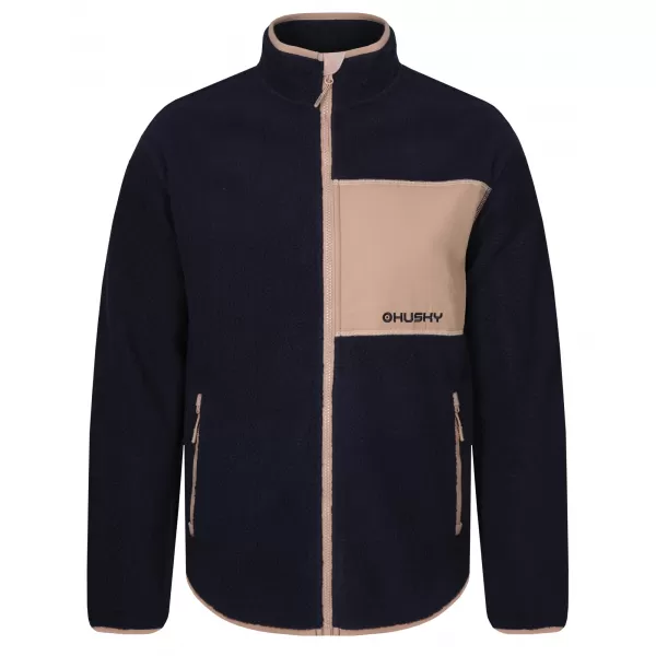  Férfi pulóver HUSKY ADDY ZIP M SÖTÉTKÉK 