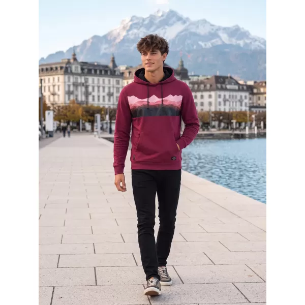  Férfi pulóver ALTISPORT GORO BURGUNDIA 