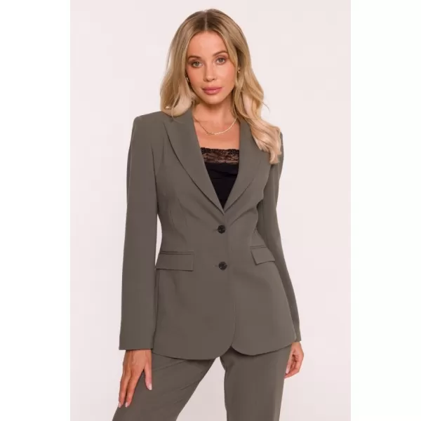  Női kabát STYLOVE S417 KHAKI 