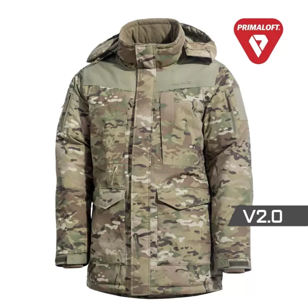  Egy parka PENTAGON HCP V2.0 PRIMALOFT PARKA MULTICAM K01008 MULTICAM 