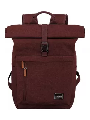 Hátizsák TRAVELITE BASICS ROLL-UP BACKPACK BURGUNDIA