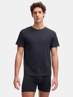 Férfi póló UNDER ARMOUR M UA PERF COTTON CREW NECK-2PK 6007621-001 FEKETE