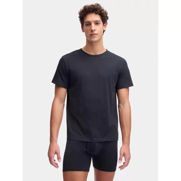  Férfi póló UNDER ARMOUR M UA PERF COTTON CREW NECK-2PK 6007621-001 FEKETE 