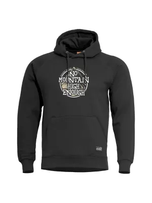 Pulóver PENTAGON PHAETON HOOD SWEATER NO MOUNTAIN K09021 FEKETE