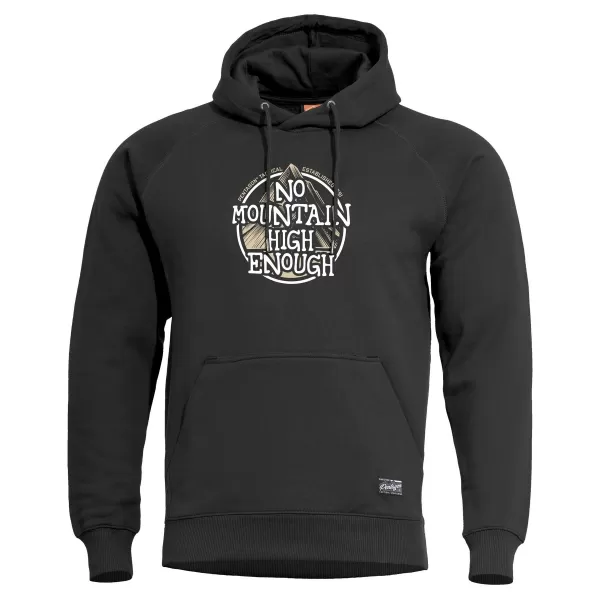  Pulóver PENTAGON PHAETON HOOD SWEATER NO MOUNTAIN K09021 FEKETE 