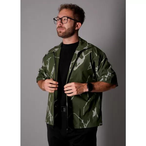  Prémium férfi ing ALTISPORT VOJ/ALM052KOS01 KHAKI 