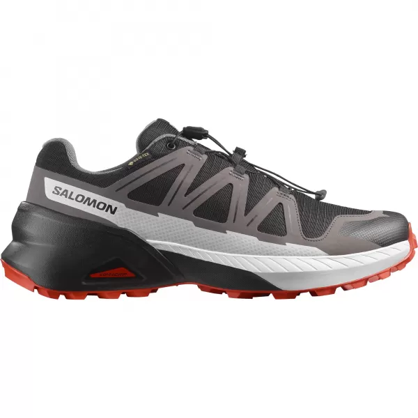  Férfi cipők SALOMON SPEEDCROSS PEAK GORE-TEX FEKETE/CASTLEROCK/KOKTÉLPARADICSOM 